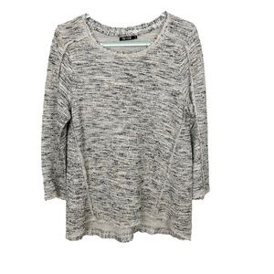 Nic + Zoe Metallic Pullover Sweater